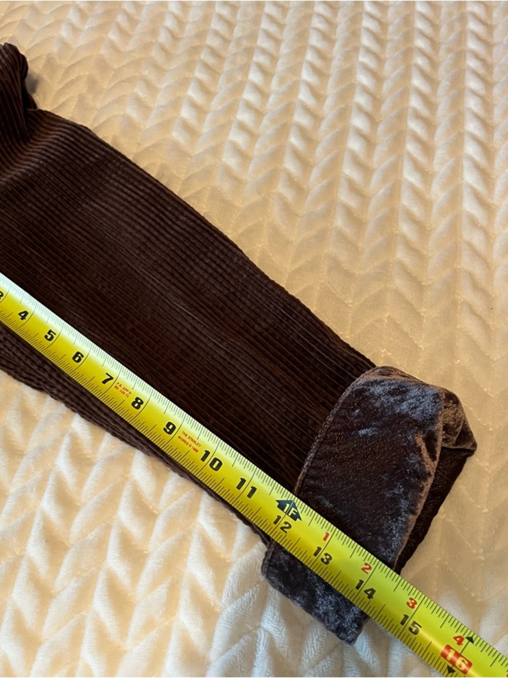 J.Jill Women Brown Corduroy Button-Front Jacket with Velvet Trim Size Medium - Picture 12 of 14